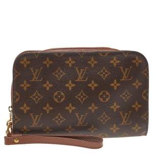 Pre Owned Louis Vuitton Monogram Canvas Orsay Clutch