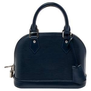 Pre Owned Louis Vuitton Saphir Epi Leather Alma BB Bag