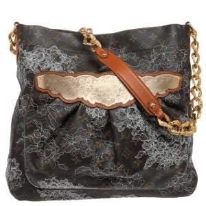 Pre Owned Louis Vuitton Monogram Canvas Limited Edition Dentelle Fersen Bag