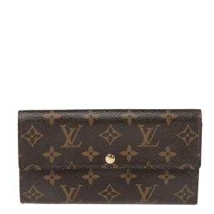 مملوكة مسبقًا محفظة لوي فيتون سارا كانفاس مونوغرامي