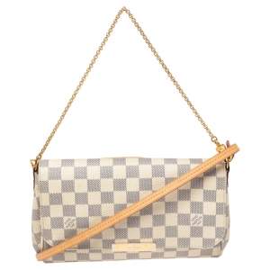 مملوكة مسبقًا Louis Vuitton Damier Azur Coated Canvas Favorite MM Bag