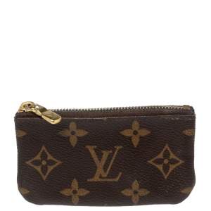 Pre Owned Louis Vuitton Monogram Canvas Key Pouch
