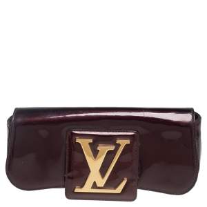 Louis Vuitton Amarante Vernis Leather Sobe Clutch