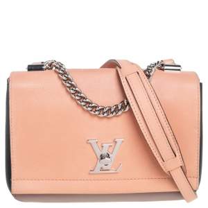 Pre Owned Louis Vuitton Multicolor Leather Lockme II BB Bag