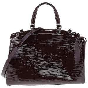 مملوكة مسبقًا Louis Vuitton Plum Epi Leather Electric Brea MM Bag