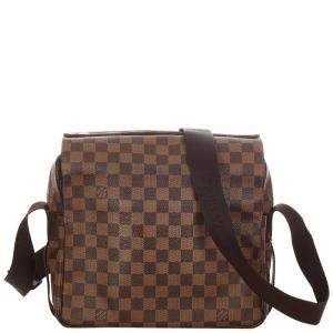 Louis Vuitton Brown Damier Canvas Naviglio Messenger Bag 