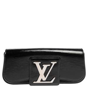 مملوكة مسبقًا Louis Vuitton Black Electric Epi Leather Sobe Clutch