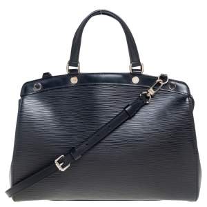Pre Owned Louis Vuitton Black Epi Leather Brea MM Bag