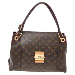 Pre Owned Louis Vuitton Havane Monogram Canvas Olympe Bag