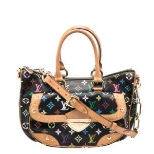 Pre Owned Louis Vuitton Black Monogram Multicolore Canvas Rita Bag