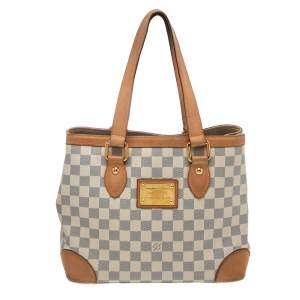 Pre Owned Louis Vuitton Damier Azur Hampstead PM