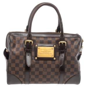 Pre Owned Louis Vuitton Damier Ebene Canvas Berkeley Bag