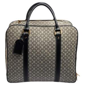 Pre Owned Louis Vuitton Encre Monogram Idylle Canvas Epopee Rolling Luggage