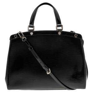 Pre Owned Louis Vuitton Black Electric Epi Leather Brea GM Bag