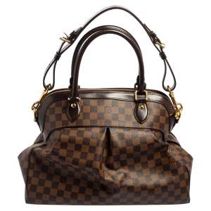 Pre Owned حقيبة لوي فيتون تريفي كانفاس دامييه إيبين GM
