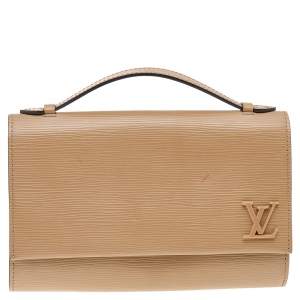 Louis Vuitton Dune Epi Leather Clery Pochette Bag