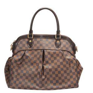 Louis Vuitton Brown Damier Ebene Coated Canvas Trevi GM Shoulder Bag