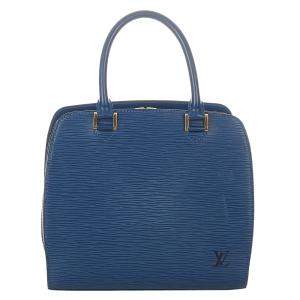 Louis Vuitton Blue Epi Leather Pont Neuf Bag