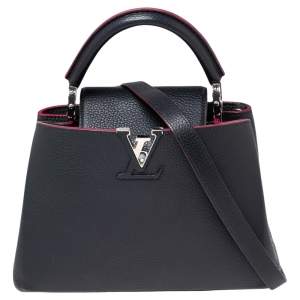Louis Vuitton Blue Taurillon Leather Capucines BB Bag
