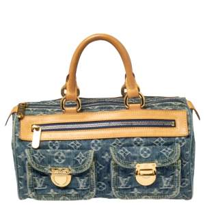 مملوكة مسبقًا Louis Vuitton Blue Monogram Denim Neo Speedy Bag