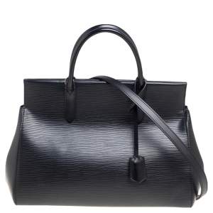 Pre Owned Louis Vuitton Black Epi Leather Marly MM Bag