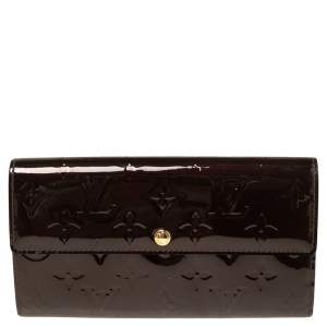 Pre Owned محفظة لوي فيتون سارة فيرنيه أمارانت مونوغرامي