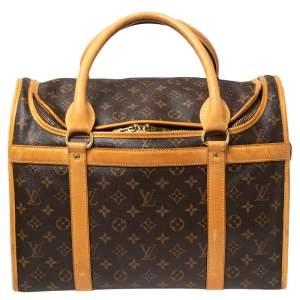 Louis Vuitton Monogram Canvas Sac Chien 40 Dog Carrier