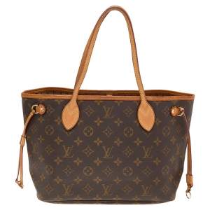 Louis Vuitton Monogram Canvas and Leather Neverfull PM Bag