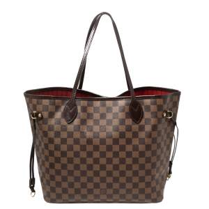 Louis Vuitton Damier Ebene Canvas Neverfull MM Bag