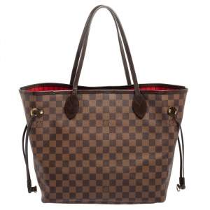Louis Vuitton Damier Ebene Canvas Neverfull MM Bag