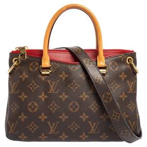 Pre Owned Louis Vuitton Cerise Monogram Canvas Pallas BB Bag