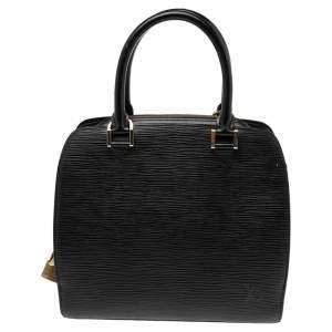 مملوكة مسبقًا Louis Vuitton Black Epi Leather Pont Neuf PM Bag 