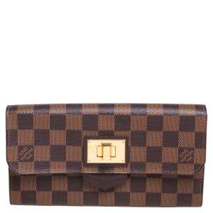 مملوكة مسبقًا Louis Vuitton Damier Ebene Canvas Rosebery Wallet