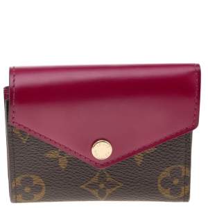 مملوكة مسبقًا Louis Vuitton Fuchsia Monogram Canvas and Leather Zoe Wallet