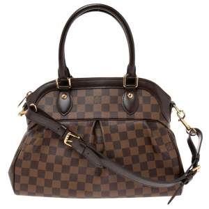 Pre Owned Louis Vuitton Damier Ebene Canvas Trevi PM Bag
