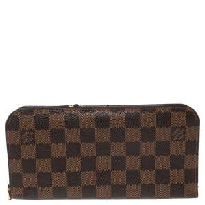 Pre Owned Louis Vuitton Damier Ebene Canvas Insolite Wallet