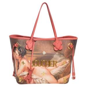 Louis Vuitton Multicolor Canvas Jeff Koons Boucher Neverfull MM Bag