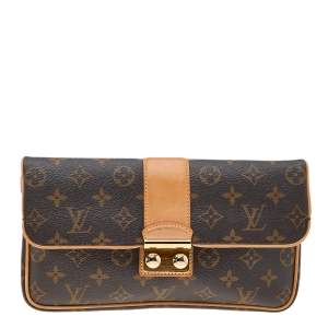 Pre Owned Louis Vuitton Monogram Canvas Sofia Coppola Slim Clutch