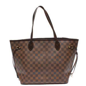 Louis Vuitton Brown Damier Ebene Canvas Neverfull MM Bag