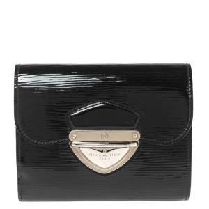 Louis Vuitton Black Electric Epi Leather Joey Wallet
