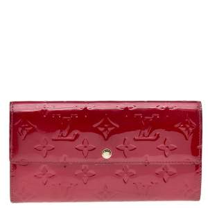 Louis Vuitton Pomme D’amour Monogram Vernis Leather Sarah Wallet