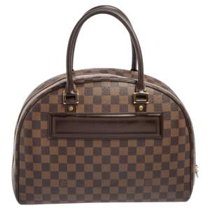 Pre Owned Louis Vuitton Damier Ebene Canvas Nolita Bag
