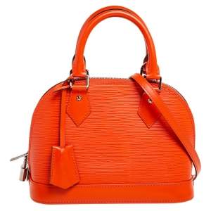 Pre Owned Louis Vuitton Piment Epi Leather BB Alma Bag
