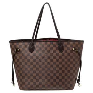 Pre Owned Louis Vuitton Damier Ebene Canvas Neverfull MM Bag