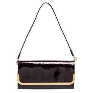 مملوكة مسبقًا Louis Vuitton Amarante Monogram Vernis Rossmore MM Bag