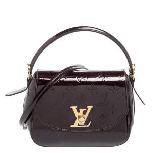 مملوكة مسبقًا Louis Vuitton Amarante Monogram Vernis Pasadena Bag