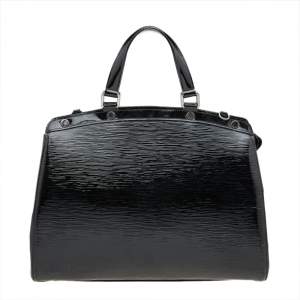 Pre Owned Louis Vuitton Black Electric Epi Leather Brea GM Bag