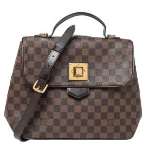 مملوكة مسبقًا Louis Vuitton Damier Ebene Canvas Bergamo MM Bag