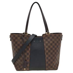 مملوكة مسبقًا Louis Vuitton Damier Canvas and Taurillon Leather Jersey Tote 