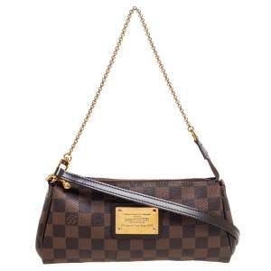 مملوكة مسبقًا Louis Vuitton Damier Ebene Canvas Eva Pochette Bag